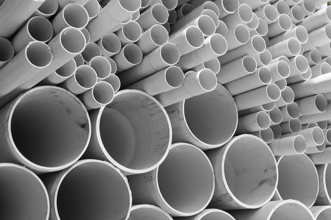 White Pressure Pipes