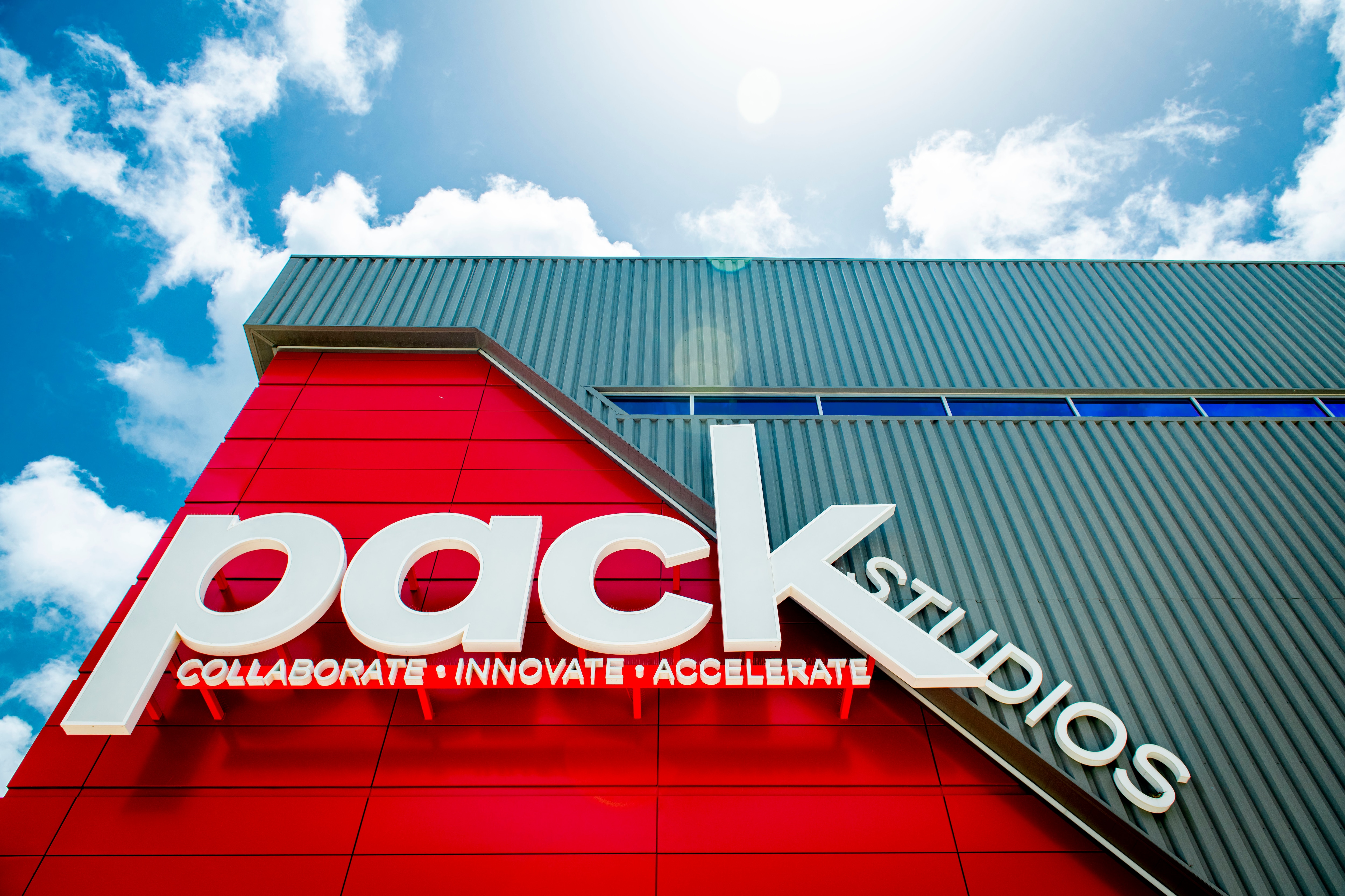 Exterior Pack Studio Building - Freeport, Texas.