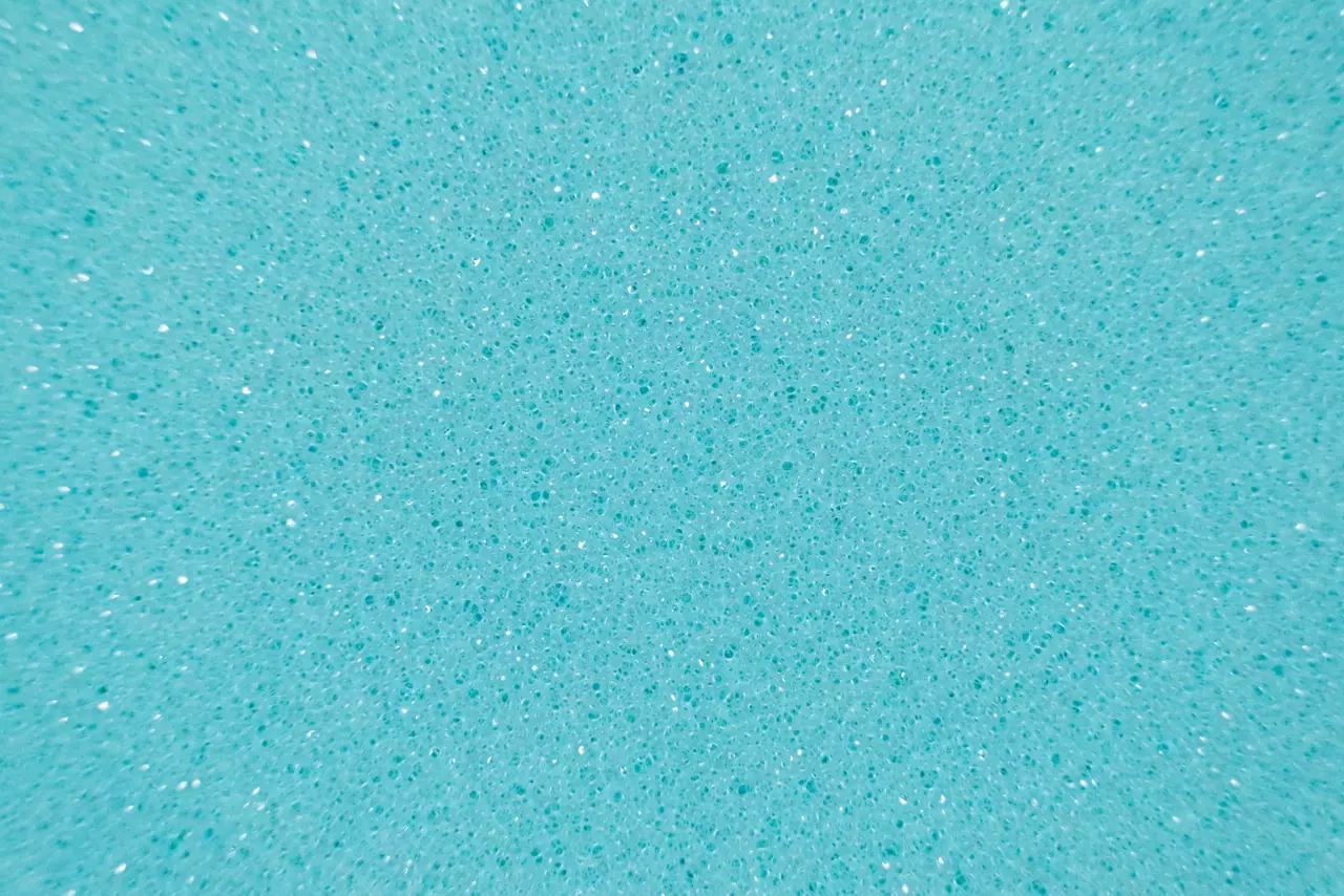 蓝色斑点聚氨酯泡沫