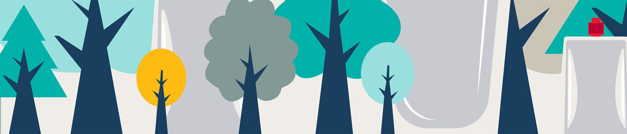 Illustration of trees